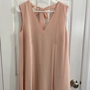 BCBGGeneration Rose Smoke Sleeveless Tie Dress NWT size S